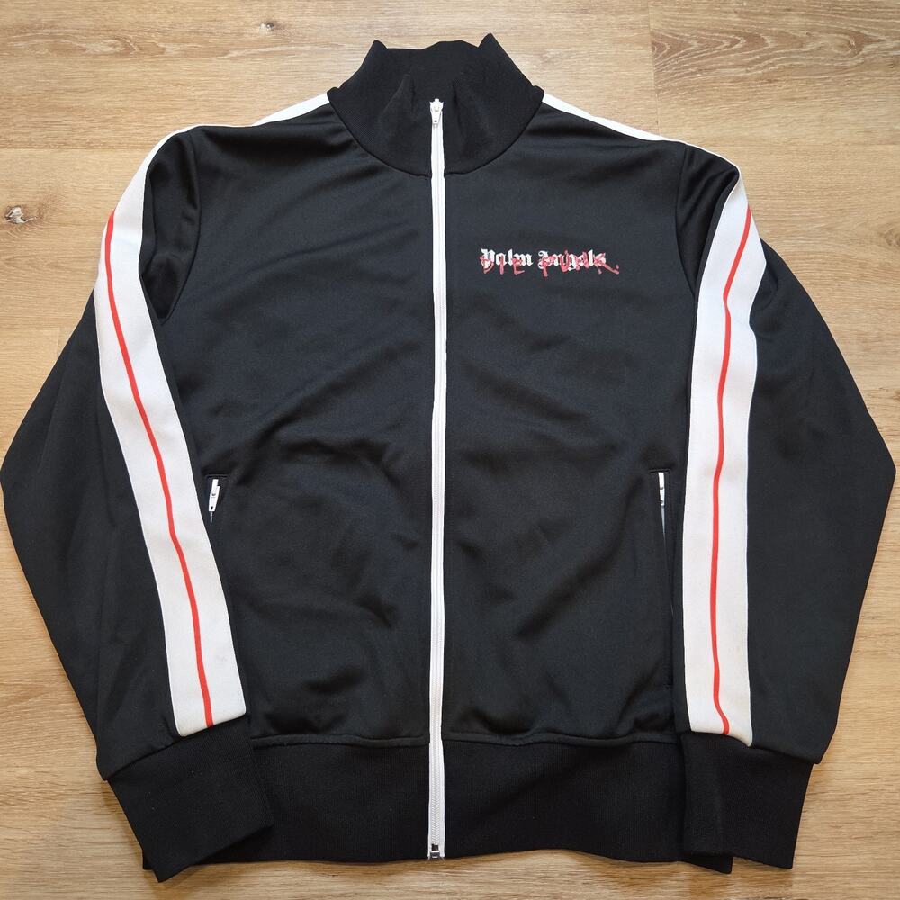 Palm Angels x Playboi Carti Die Punk Track Jacket Men's L Black FW18 Rare